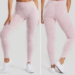 Gymshark Fleur Textured Dry Moisture Management Leggings XS